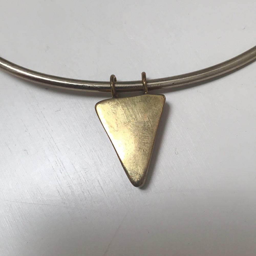 Triangle Labradorite Necklace - image 3